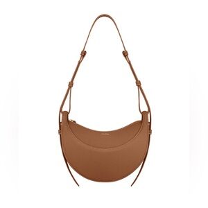 Polene Tan Leather Shoulder Bag